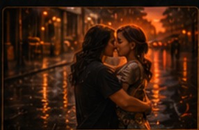Michael and Jessica in a promise scene